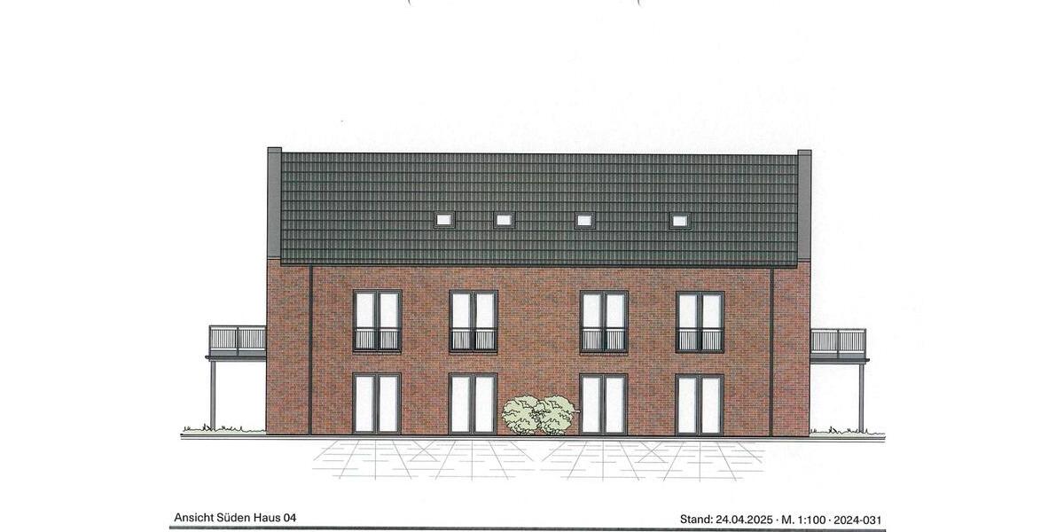 NEUBAU* Attraktive 4 Zimmer Maisonette-Wohnung in Langförden (WHG 3) *zentrale Lage* HAUS 4 4 zimmer