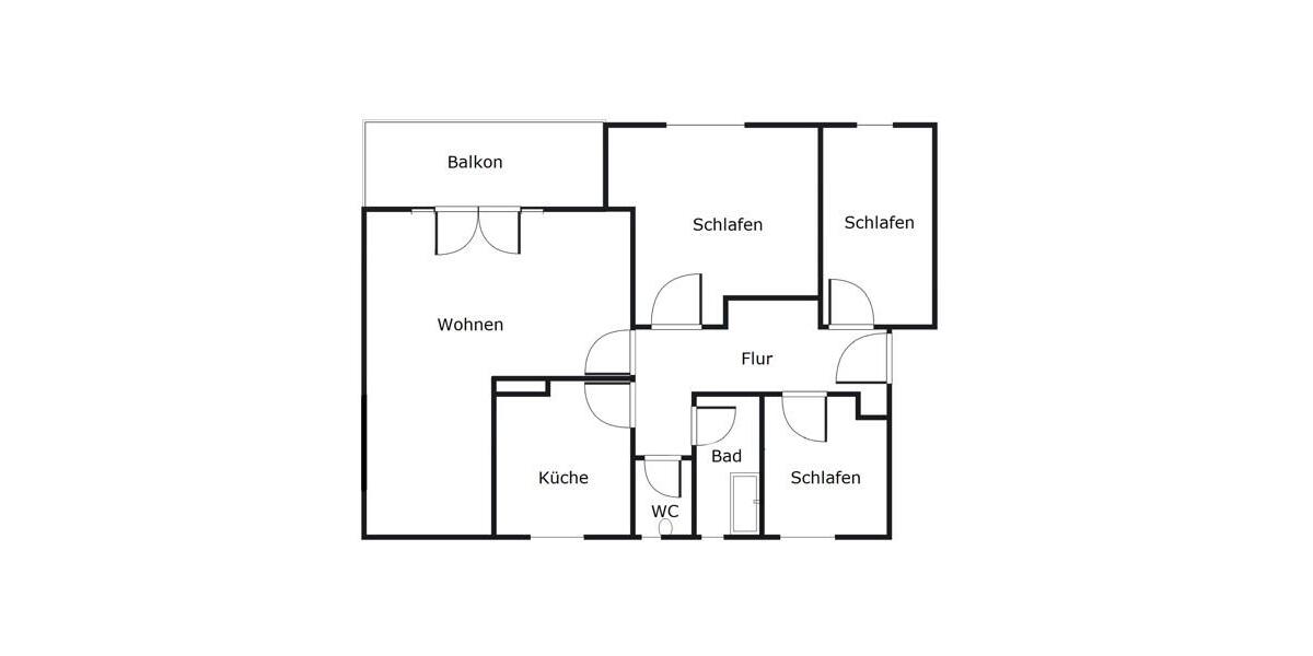 Etagenwohnung Kaufbeuren - 3.5 Zimmer, 82 m&sup2;, 809&euro; | Angebot:26258289