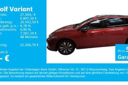 VW Golf Variant 13.400 km 27.390 € Gersthofen 86368