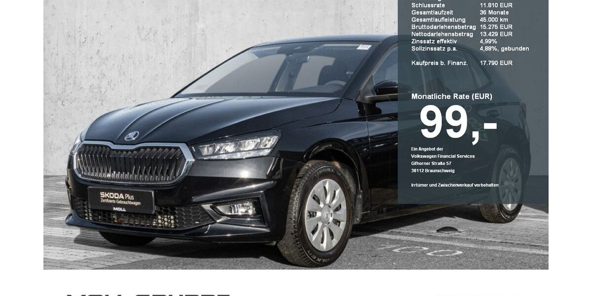 Skoda Fabia 10.122 km 17.790 &euro; Düsseldorf 40474