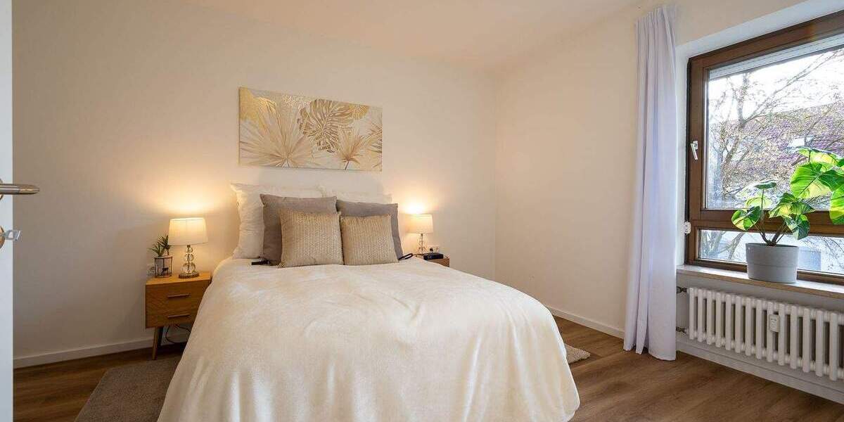 Etagenwohnung Poing - 2 Zimmer, 55 m&sup2;, 299.000&euro; | Angebot:25799387