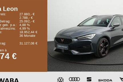 Cupra Leon 46.953 km 27.880 &euro; Gersthofen 86368