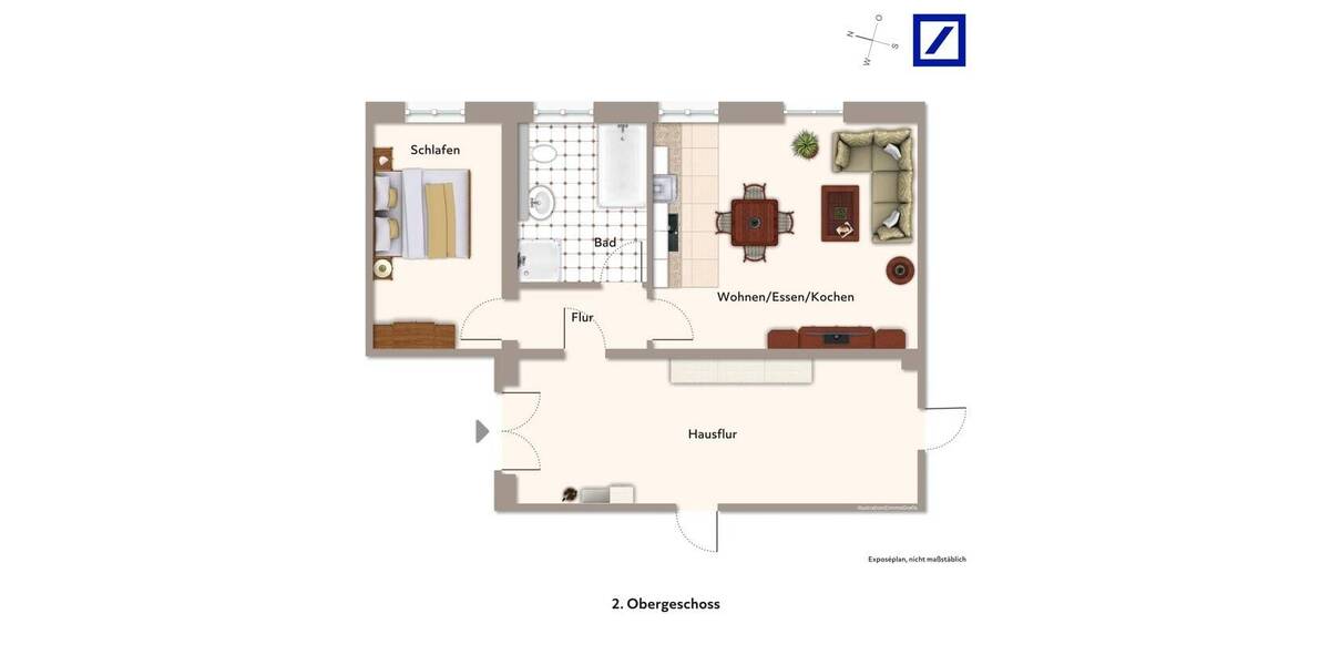 Etagenwohnung Karlshagen - 2 Zimmer, 42 m&sup2;, 190.000&euro; | Angebot:26345986