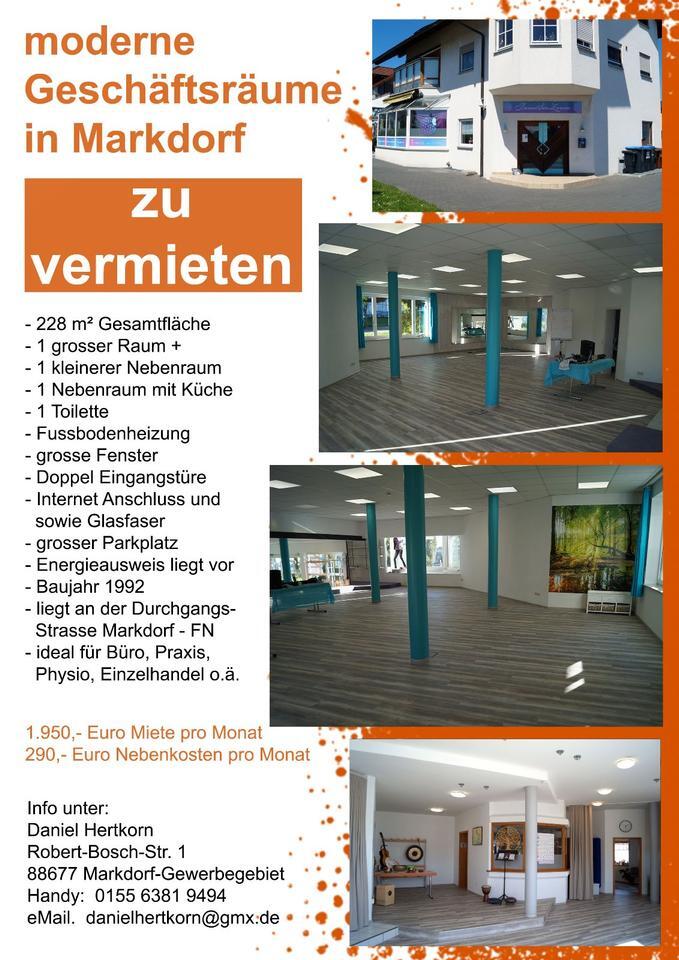 Gewerbe Räume mit 228 qm in Markdorf zu vermieten zimmer