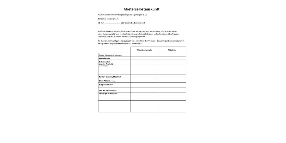 Großzügige 4 Zi-Whg im DG, Ergenzingen 4 zimmer