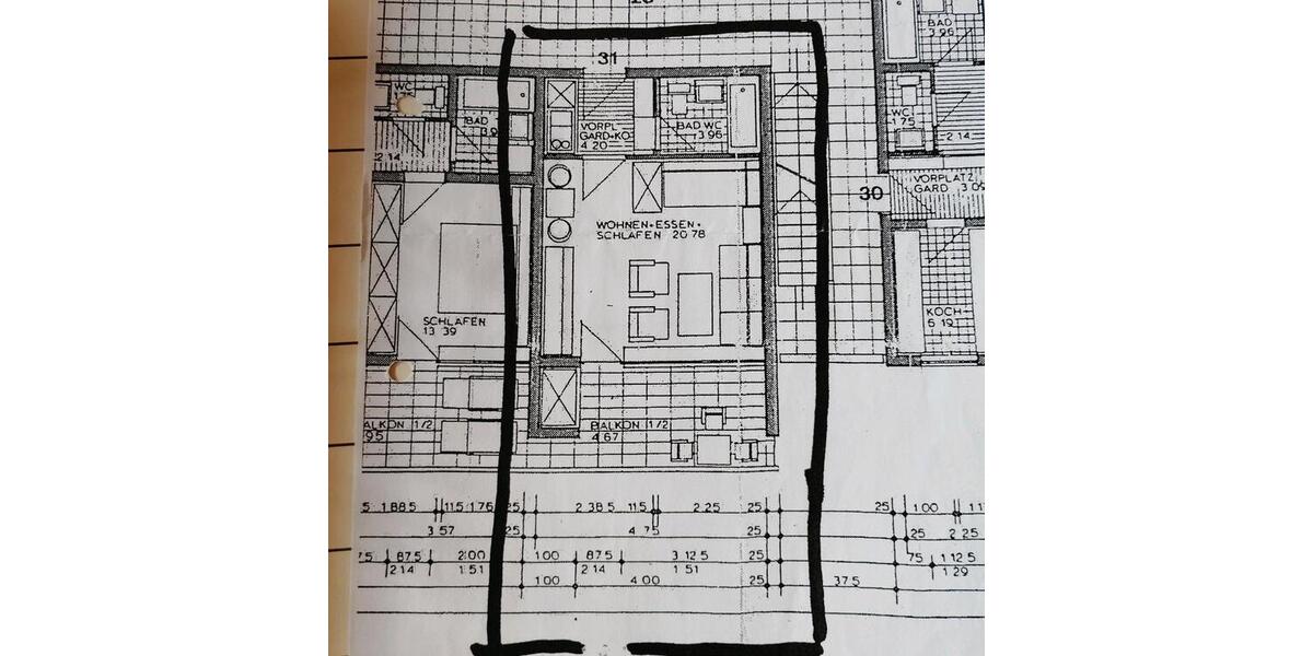 Etagenwohnung Freiburg im Breisgau Munzingen - 1 Zimmer, 34 m&sup2;, 176.000&euro; | Angebot:26516388