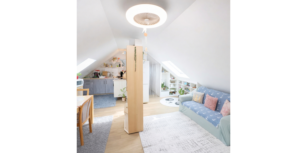 helle 1,5 Zimmer Dachgeschosswohnung für Kapitalanleger 1.5 zimmer