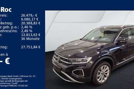 VW T-Roc 28.200 km 26.479 € Bischofsheim 65474