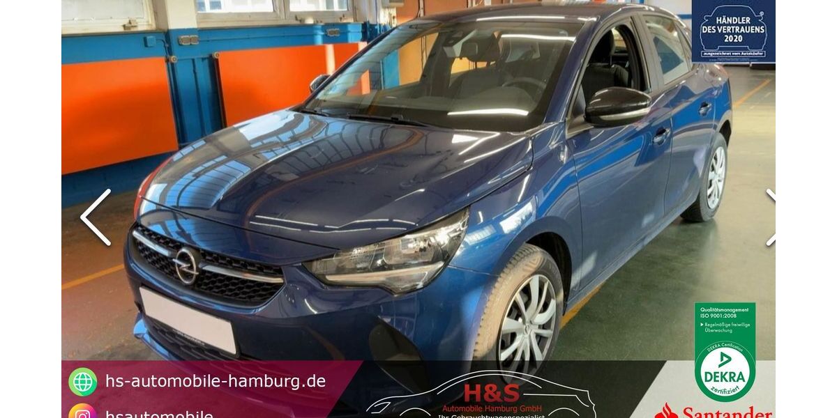 Opel Corsa 36.840 km 10.900 &euro; Pinneberg 25421