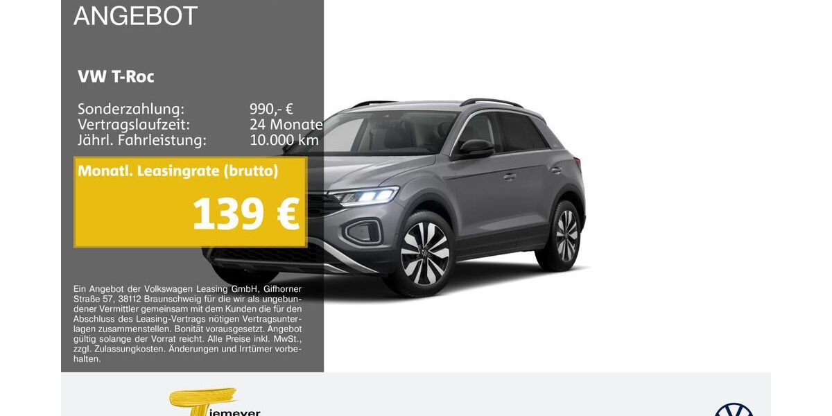 VW T-Roc 19.385 km 22.570 &euro; Herne 44653