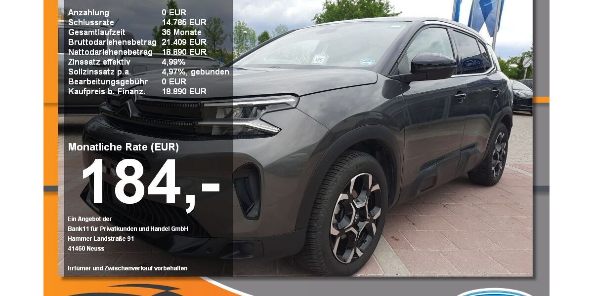Citroen C5 Aircross 29.999 km 18.480 &euro; Neustadt / Donau 93333