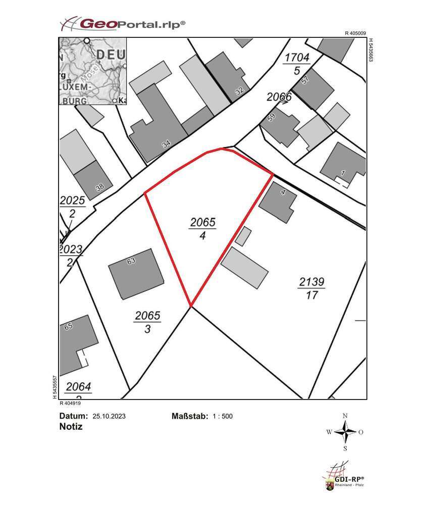 Grundstück zu verkaufen in Fischbach 65.000 € 880 m²