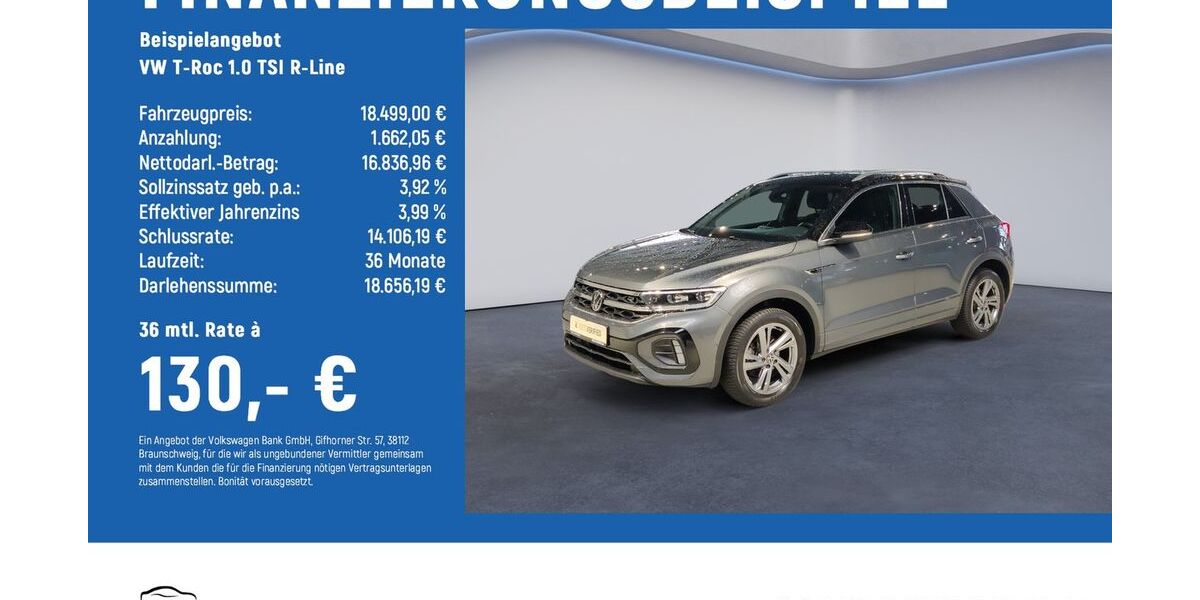 VW T-Roc 74.729 km 18.499 &euro; Hildesheim 31135