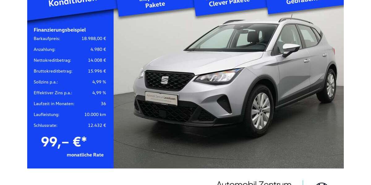 Seat Arona 55.178 km 18.988 &euro; Leverkusen 51379