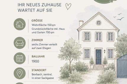 Haus Bexbach - 6 Zimmer, 150 m&sup2;, 160.000&euro; | Angebot:27117406