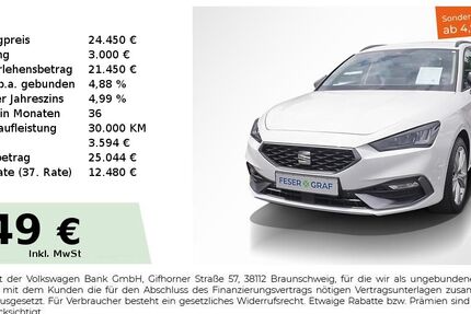 Seat Leon 22.550 km 24.450 € Lauf an der Pegnitz 91207