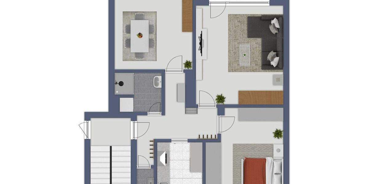 Etagenwohnung Ansbach - 3 Zimmer, 83 m&sup2;, 249.000&euro; | Angebot:25845717