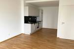 Helle 2-Zimmer-Wohnung mit Terrasse, moderne Neubau-Ausstattung mit Echtholzparkett + Einbauküche