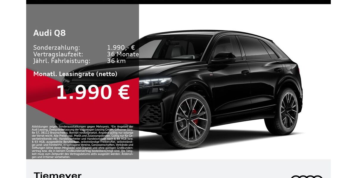 Audi Q8 4.999 km 94.980 &euro; Bochum 44892