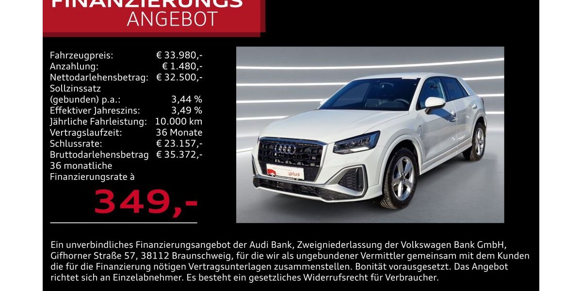 Audi Q2 4.190 km 33.980 € Ingolstadt 85057