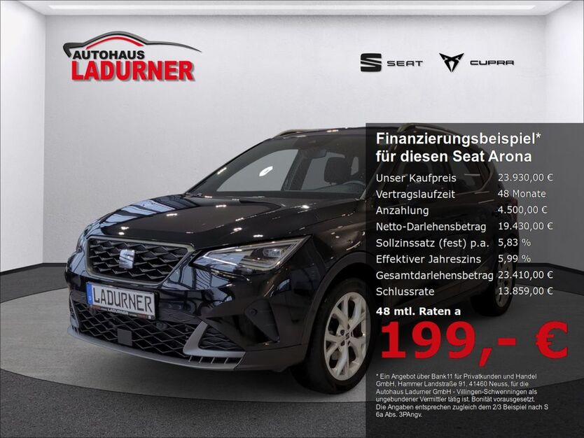 Seat Arona 18.280 km 23.930 € Villingen-Schwenningen 78052