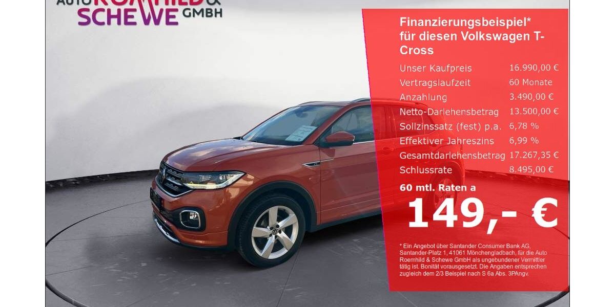 VW T-Cross 91.500 km 16.990 &euro; Dieburg 64807