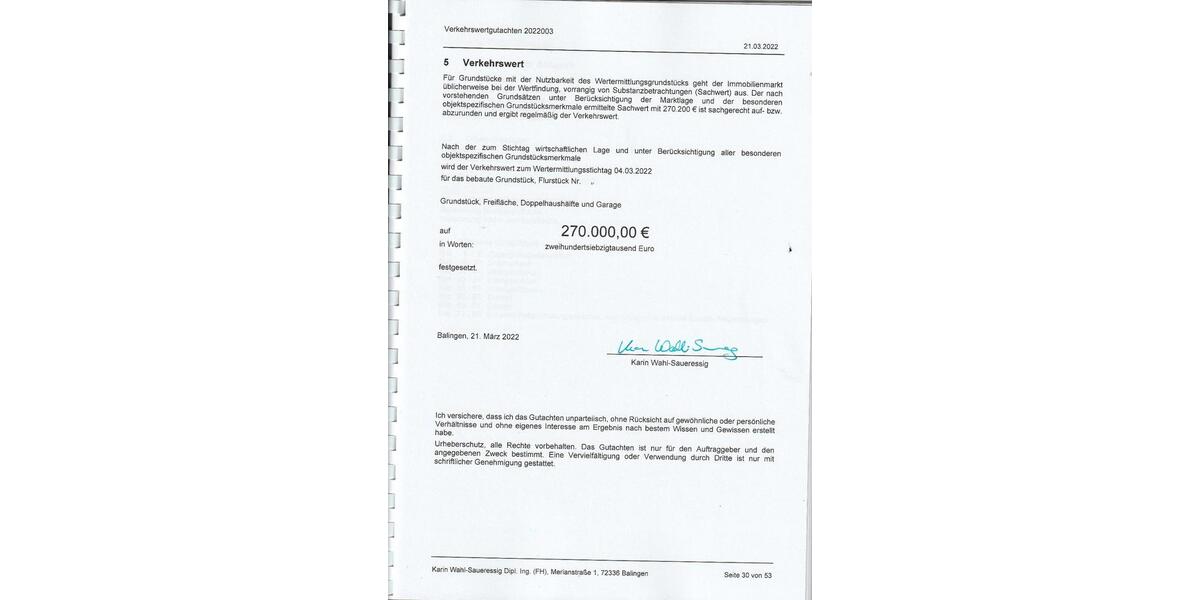 Doppelhaushälfte Rangendingen - 8 Zimmer, 118 m&sup2;, 260.000&euro; | Angebot:26588232