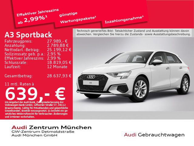 Audi A3 63.884 km 27.989 € München 80935