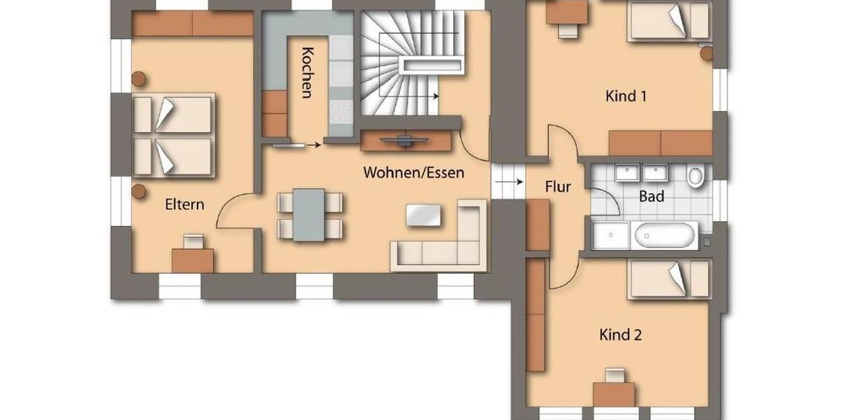 Maisonettenwohnung Allersberg Eismannsdorf - 5 Zimmer, 163 m&sup2;, 1.250&euro; | Angebot:26169787