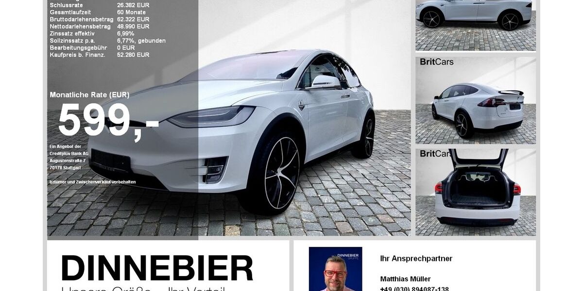 Tesla Model X 46.226 km 49.450 &euro; Berlin 10711
