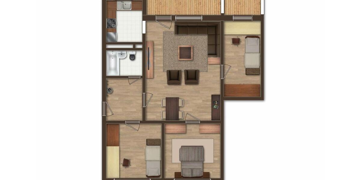 Etagenwohnung Freiberg - 4 Zimmer, 80 m&sup2;, 439&euro; | Angebot:26635383