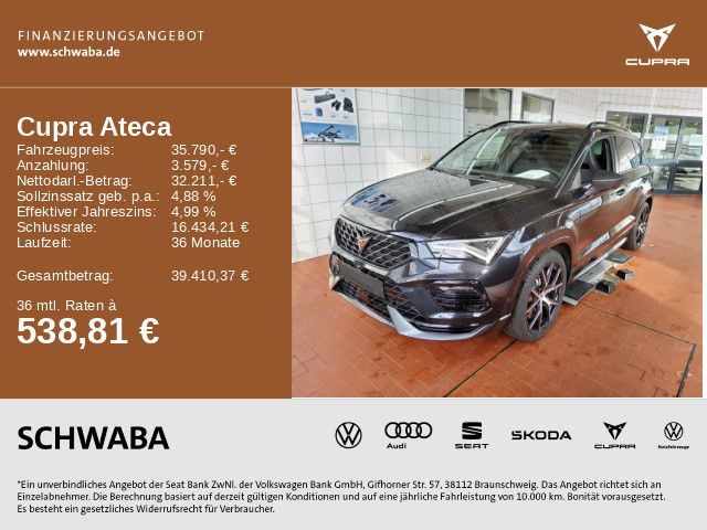 Cupra Ateca 54.100 km 35.790 &euro; Gersthofen 86368