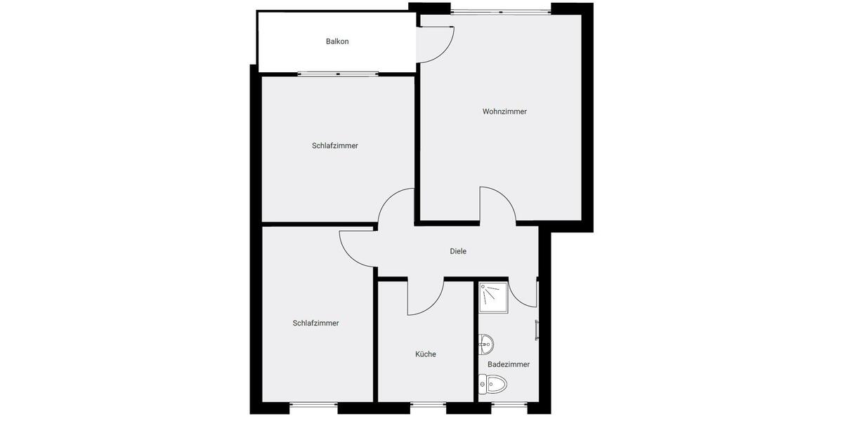 Erstbezug nach Sanierung! Schöne 3-Zimmer-Wohnung mit Balkon in der Kernstadt! 3 zimmer