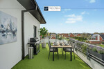Sundowner auf der Dachterrasse genießen? - Neuwertige Penthousewohnung mit zwei Stellplätzen - Einfamilienhaus Hörstel Hörstel | Angebot:26659002