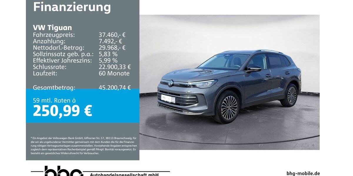 VW Tiguan 25.628 km 36.960 &euro; Kehl 77694
