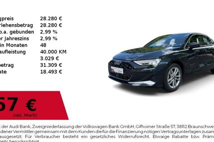 Audi A3 26.990 km 28.280 &euro; Dessau-Roßlau 06844
