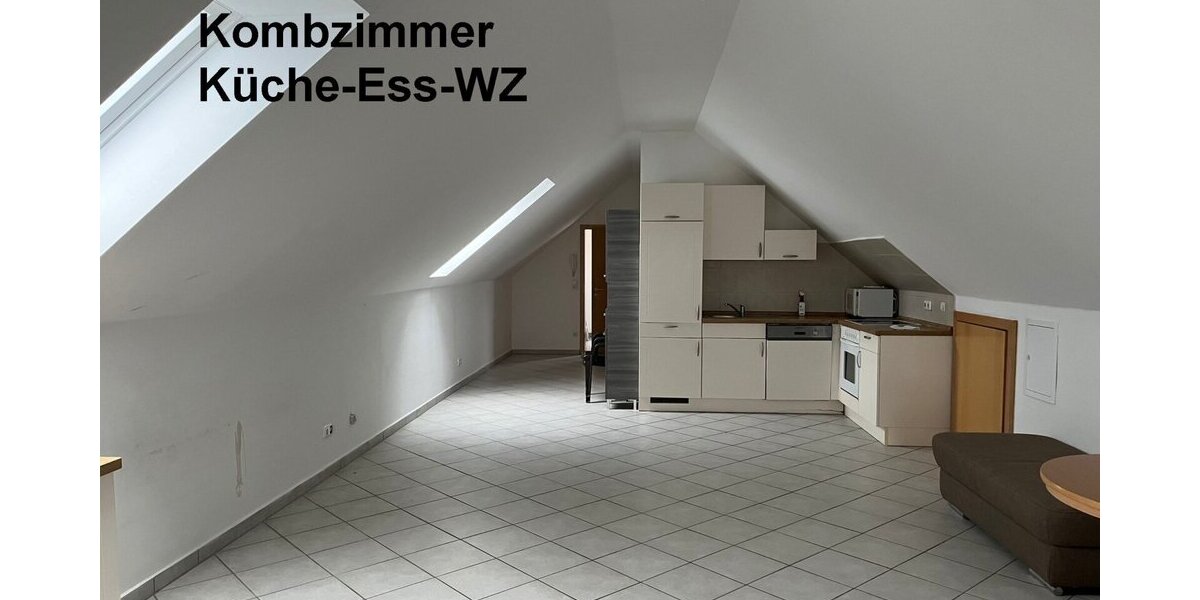 Für Single oder Paar geeignet DG-Whg. mit Küchenzeile WFL ca. 70 m² Fußbodenheizung Kfz-Stellplatz - ab sofort! - Dachgeschoßwohnung Neunburg vorm Wald | Angebot:26550555