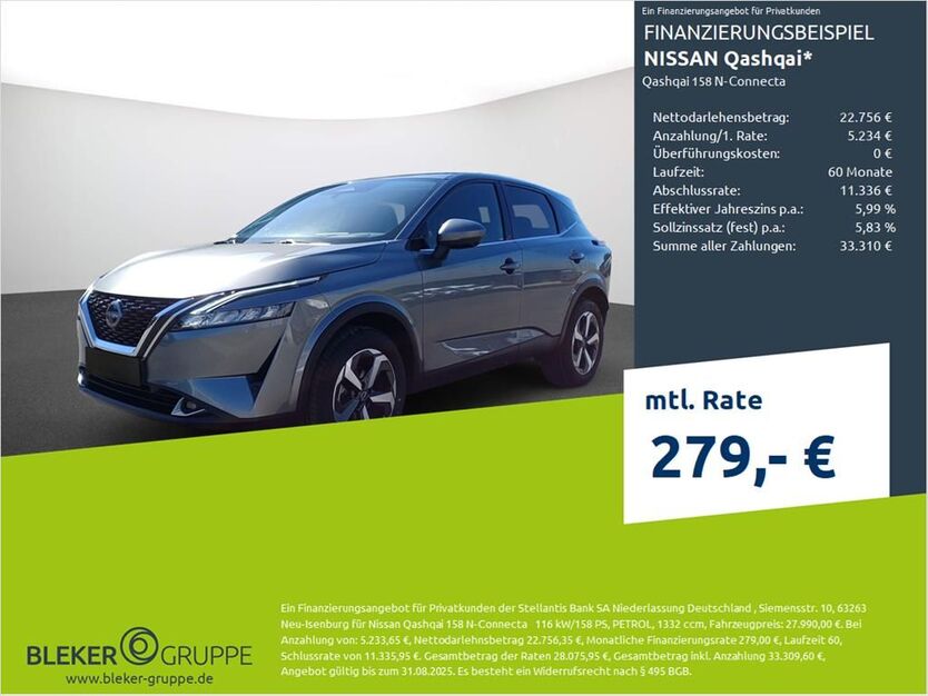 Nissan Qashqai 5.577 km 26.980 € Dülmen 48249