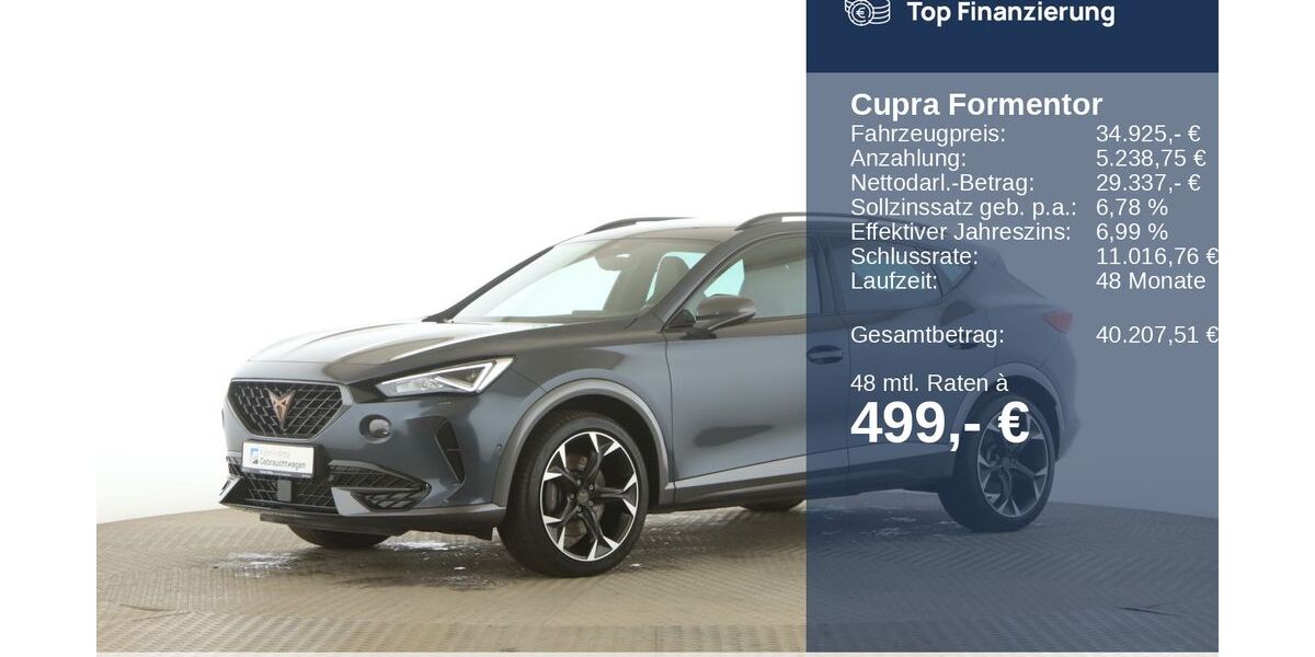 Cupra Formentor 13.503 km 34.375 &euro; Wedel 22880