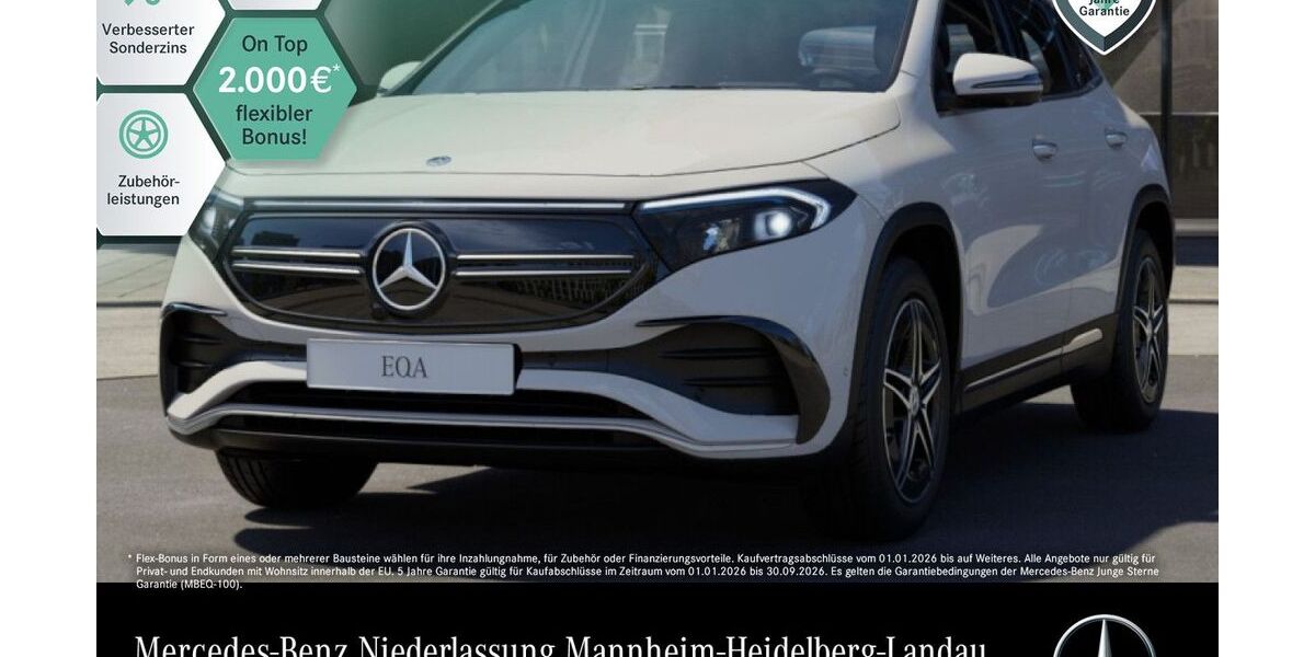 Mercedes-Benz EQA 16.814 km 38.490 &euro; Mannheim 68165