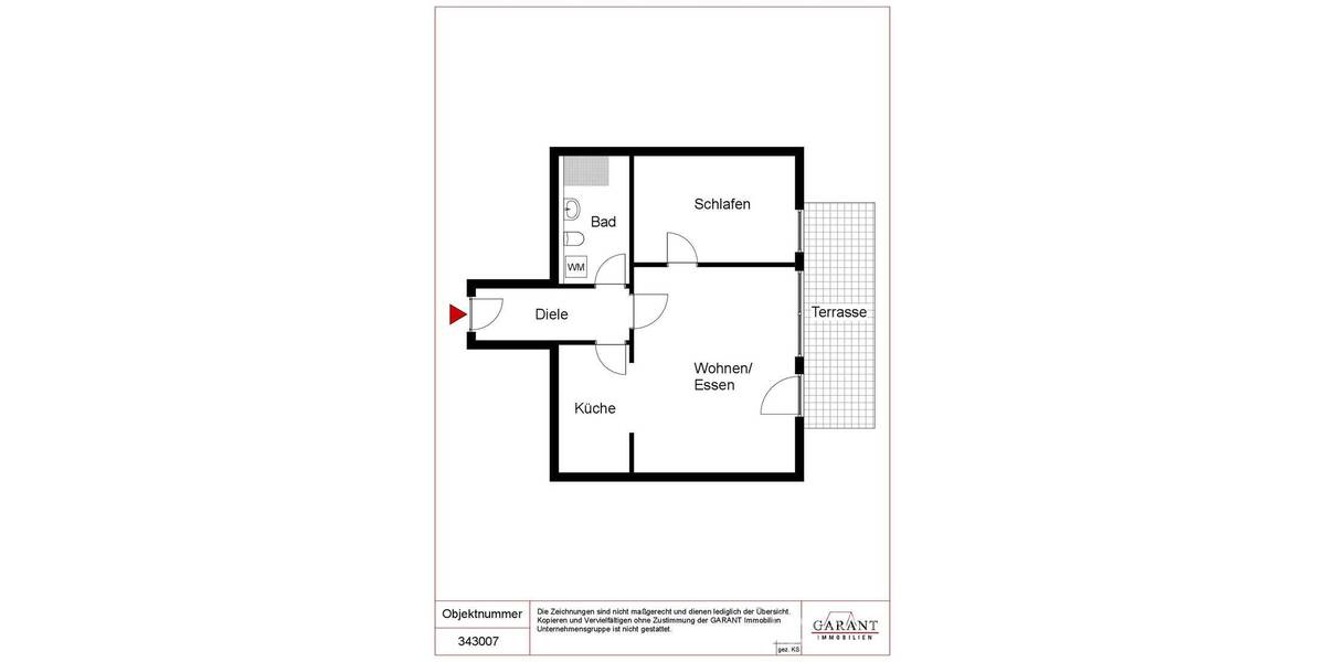 Etagenwohnung Pfullingen - 2 Zimmer, 52 m&sup2;, 229.000&euro; | Angebot:26686978