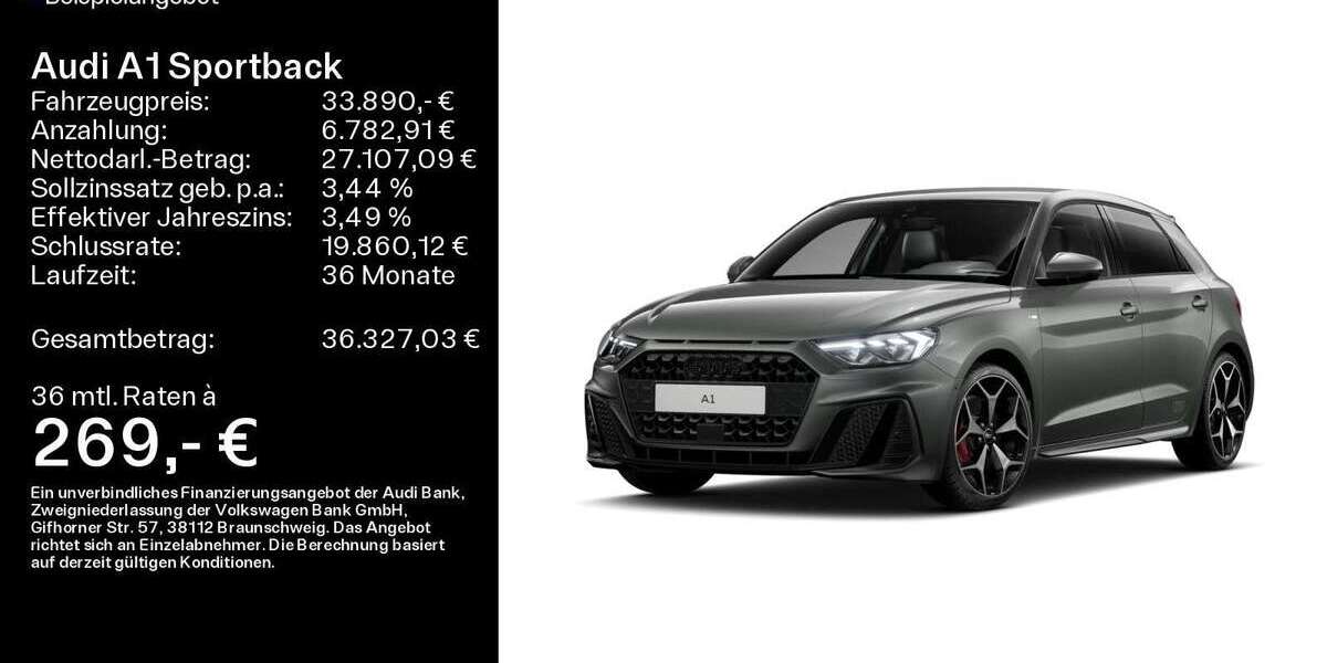 Audi A1 7.523 km 33.890 &euro; Hofheim 65719