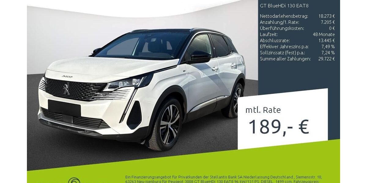 Peugeot 3008 25.560 km 24.789 &euro; Bocholt 46395