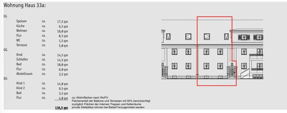 Maisonettenwohnung Taucha - 5 Zimmer, 137 m&sup2;, 395.000&euro; | Angebot:26864393