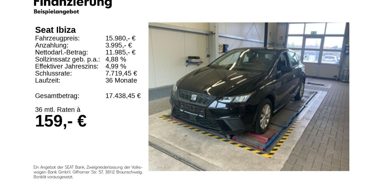 Seat Ibiza 30.050 km 15.780 &euro; Gifhorn 38518