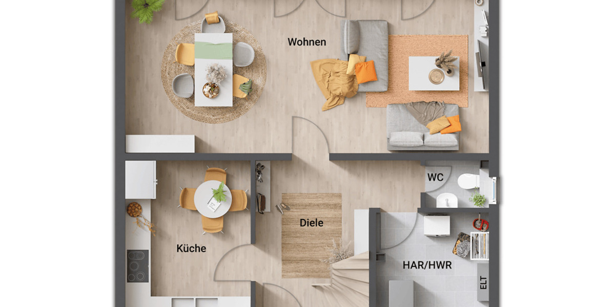 Einfamilienhaus Marlishausen Marlishausen - 4 Zimmer, 121 m&sup2;, 391.315&euro; | Angebot:25802763