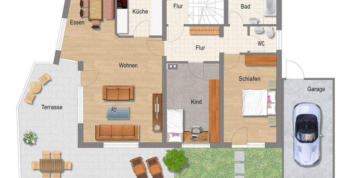 Freistehendes Einfamilienhaus mit viel Platz für Großfamilie & Home Office 6 zimmer