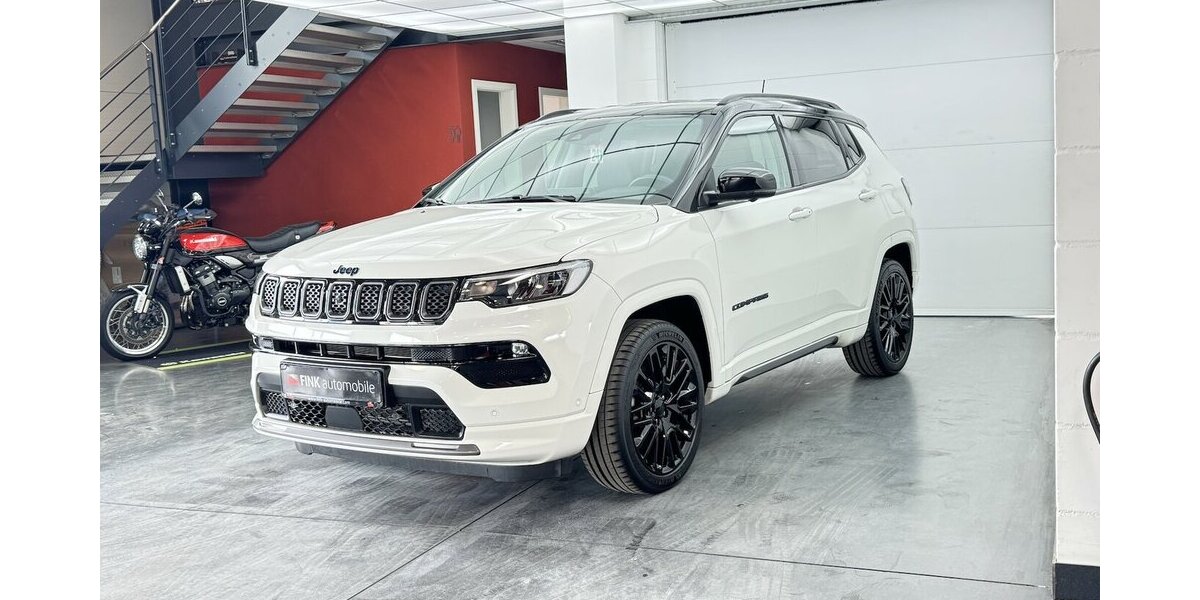 Jeep Compass S Plug-IN Hybrid 4WD 1.Hand Anhängerkplg 43.400 km 24.720 &euro; Lich 35423