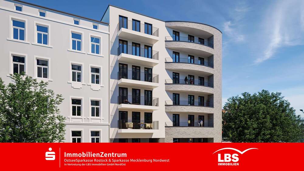 Etagenwohnung Rostock Hansaviertel - 3 Zimmer, 70 m&sup2;, 385.000&euro; | Angebot:25341268