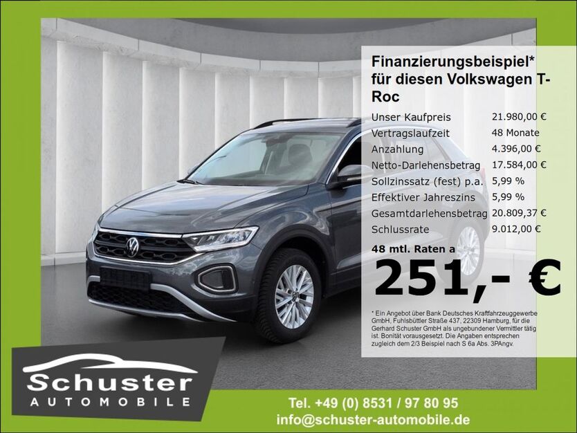 VW T-Roc 13.101 km 21.980 € Ruhstorf 94099